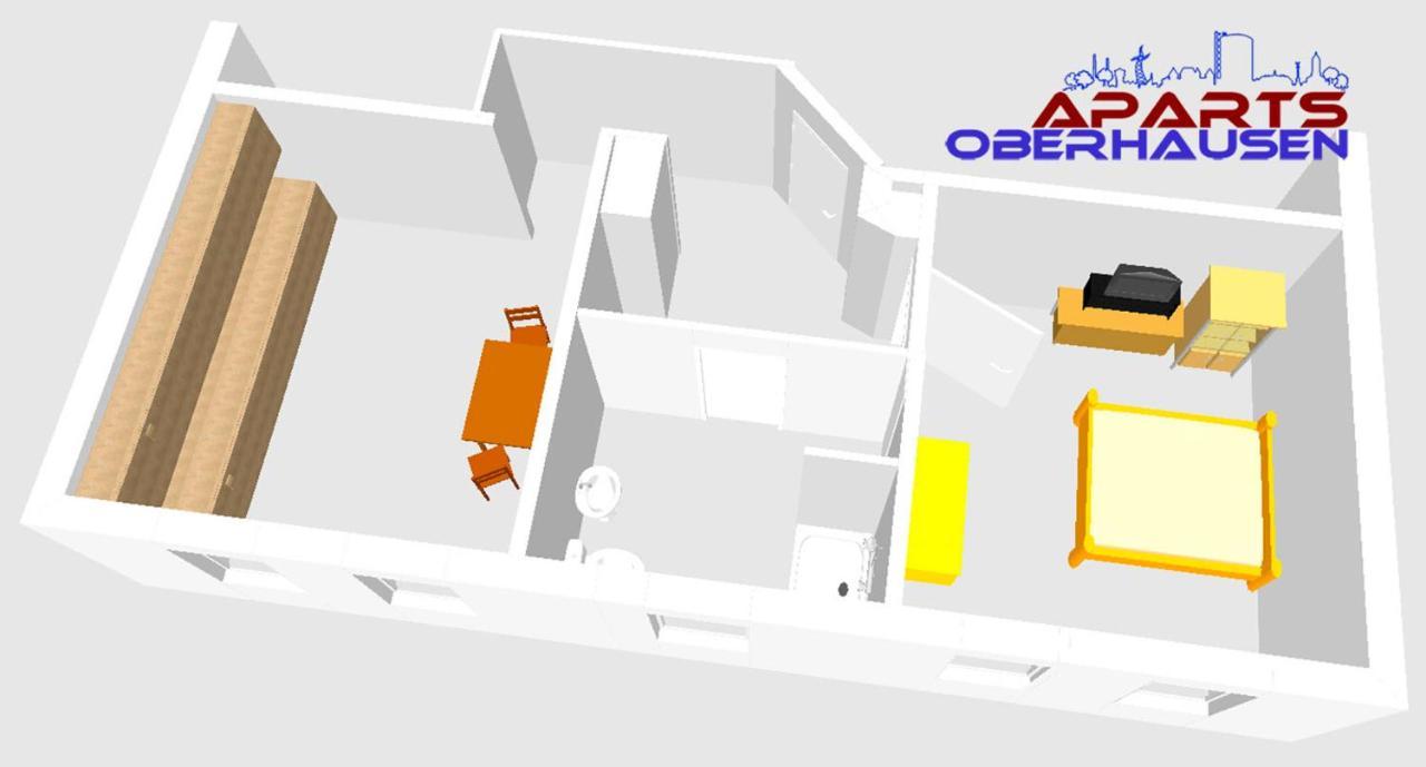 Aparts Oberhausen Oberhausen  Exteriör bild